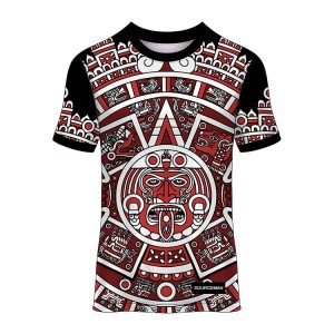 FCJ0029-O Aztec Print T Shirt China Factory (1)