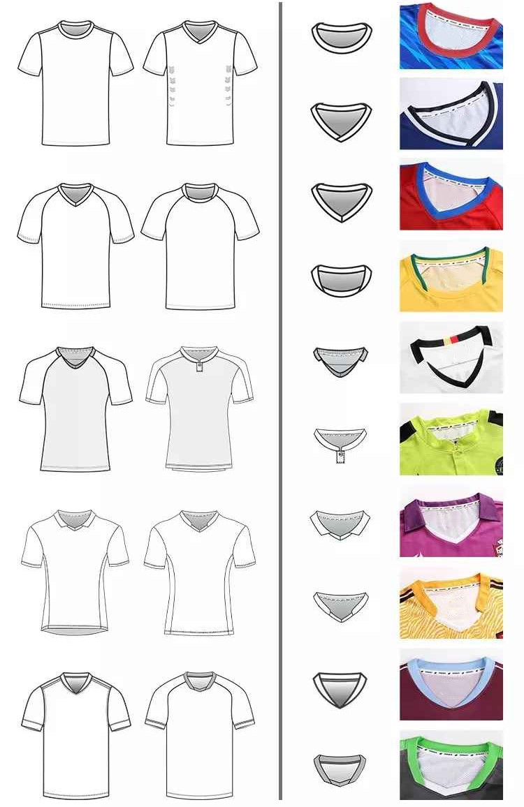 Soccer Jersey Collar Sample