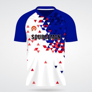FCJ0011 Red White And Blue Soccer Uniforms (2)