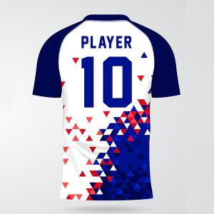 FCJ0011 Red White And Blue Soccer Uniforms (3)