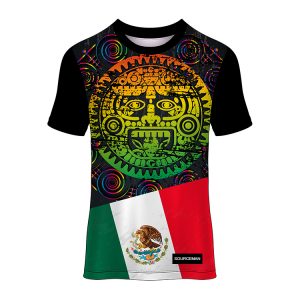 FCJ0029-F camisa de mexico calendario azteca (1)