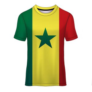 TS0018 Senegal Flag Shirt China Factory (1)