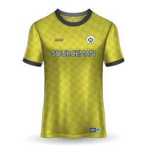 FCJ0059 mens yellow football shirts