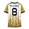 FCJ0100 gold football shirt china factory (2)