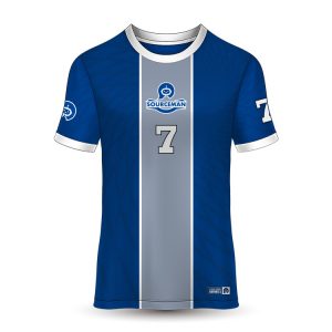 FCJ0191 blue football jersey design (1)