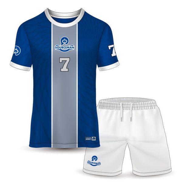FCJ0191 blue football jersey design (3)
